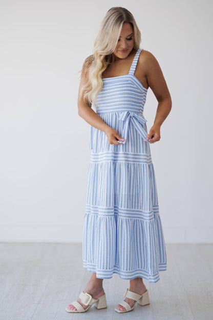 Athena Dress - Blue