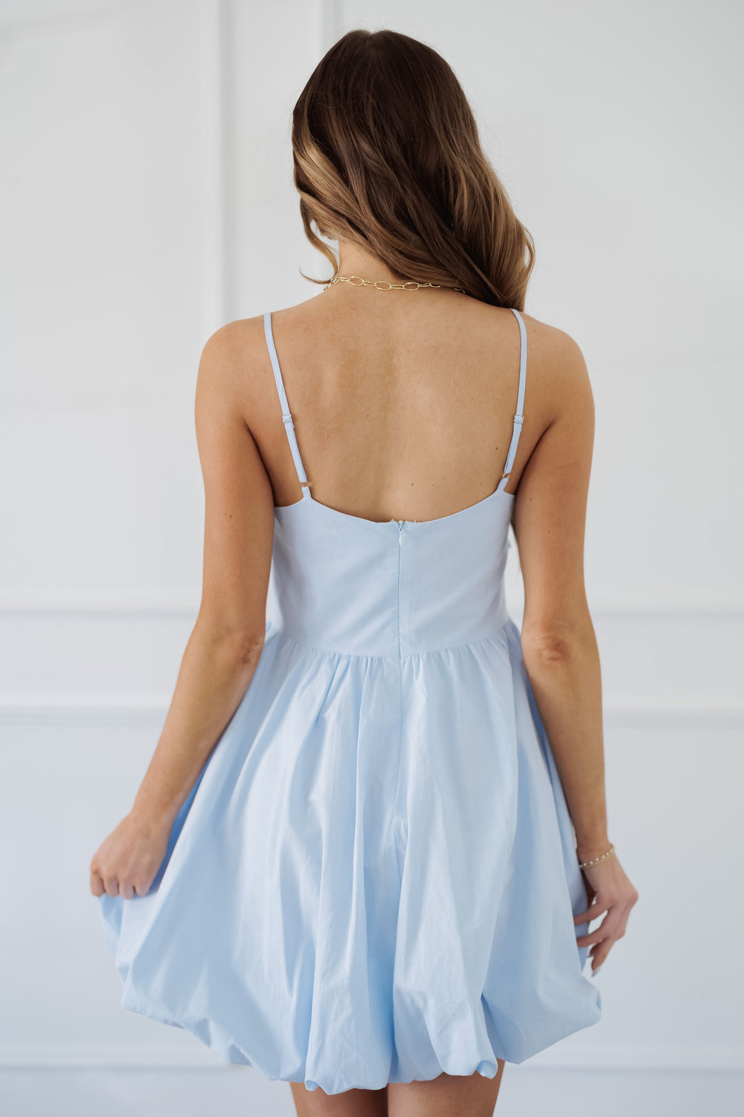 Kenley Mini Dress - Powder Blue