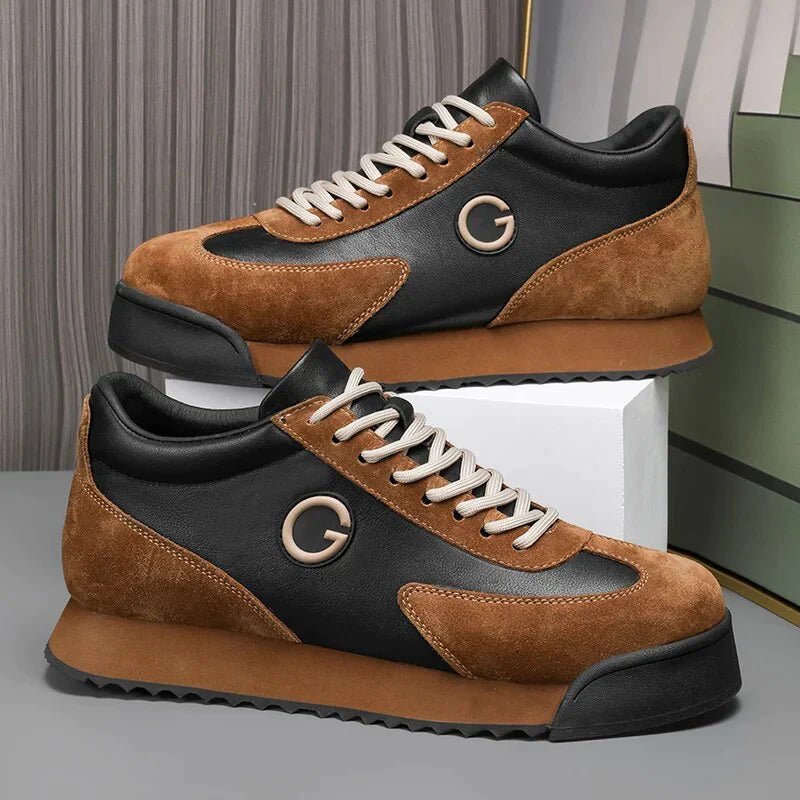 Giovanni Nero Leather Shoes