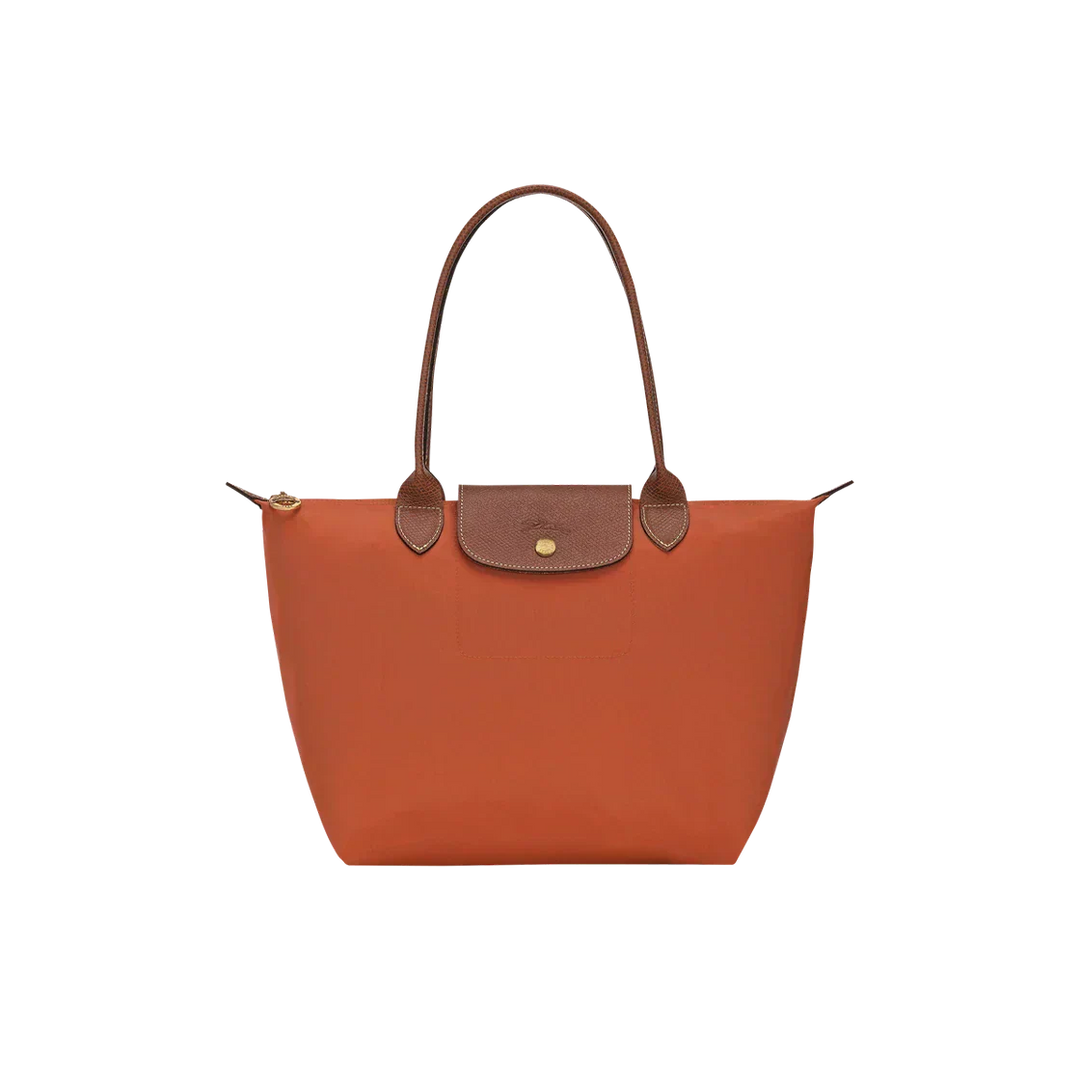 Longchamp - Large Le Pliage Tote, Brick