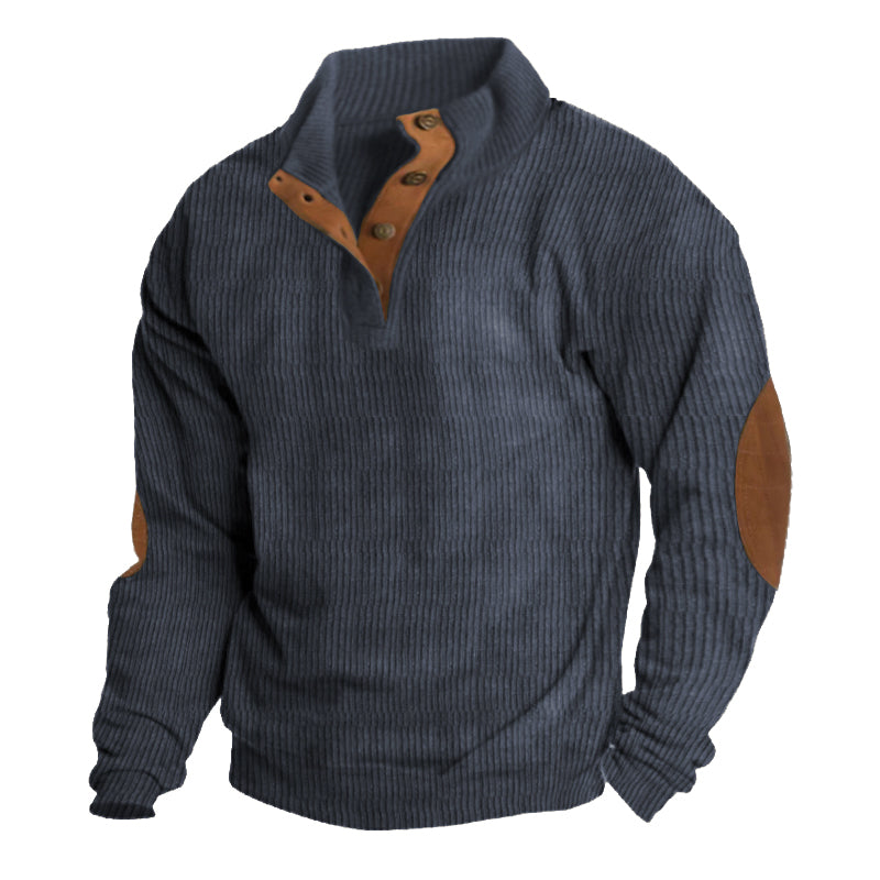 Jeroen | Sweatshirt with button closure