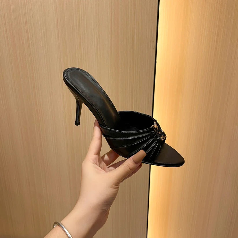 Babylone Heels – Gold Hardware