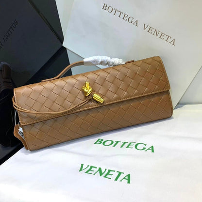Long Woven Leather Clutch Bag – Serilea Esme