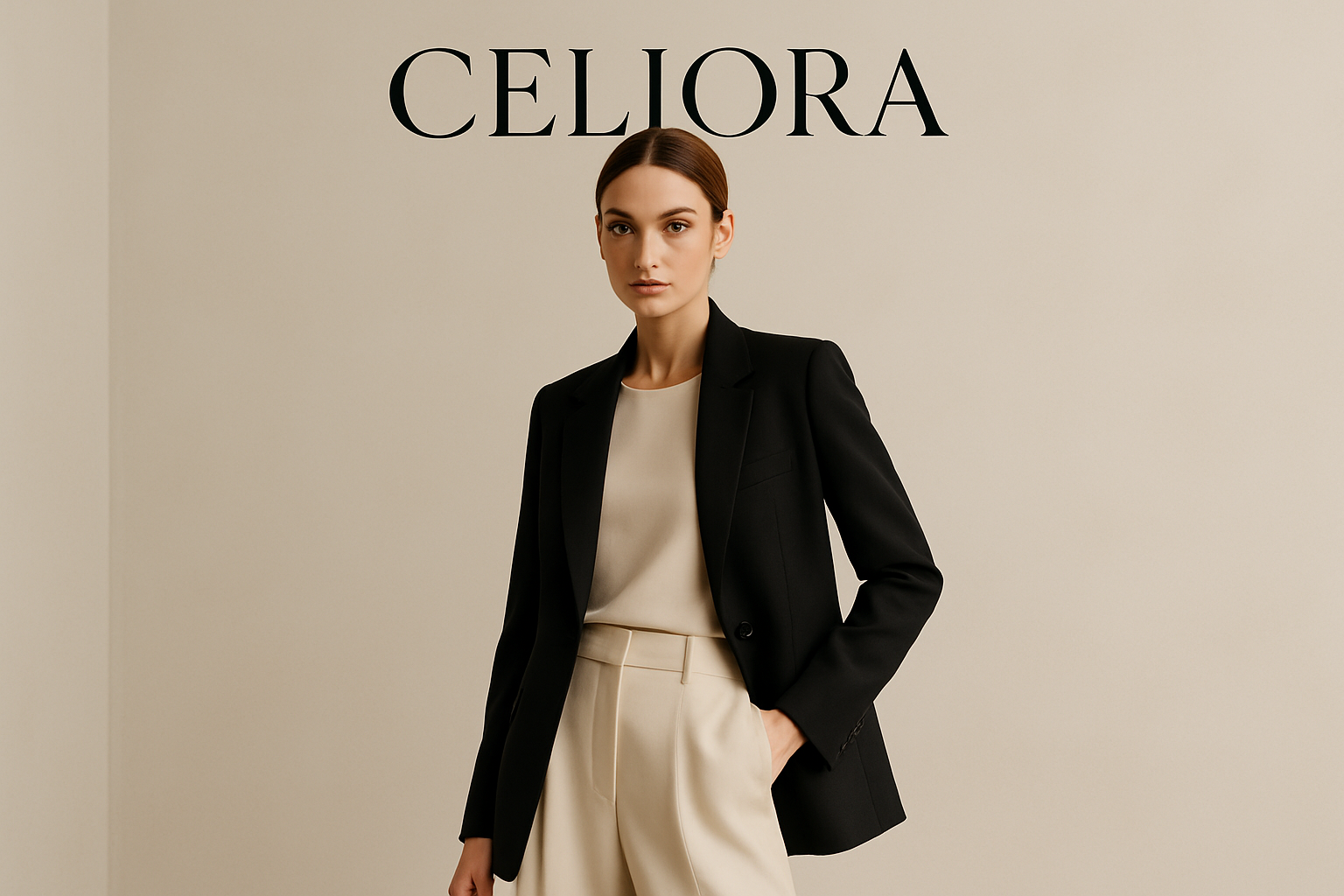 fashion model fom my brand celiora for home page