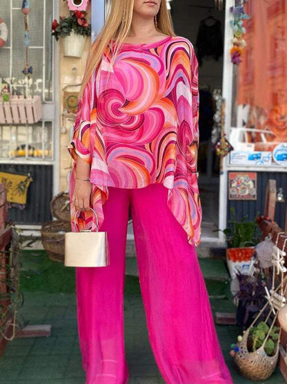 Women's Colorful Set for Carefree Summer Days