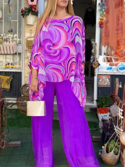 Women's Colorful Set for Carefree Summer Days