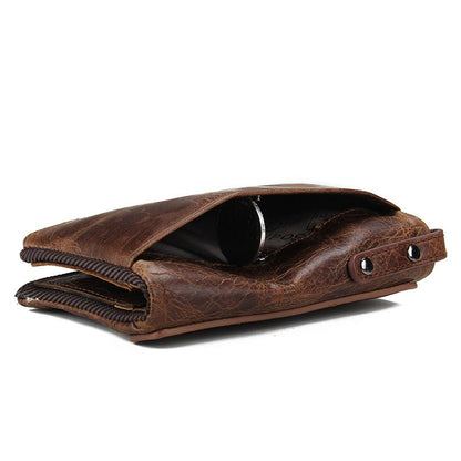 Luxury Genuine Leather Short Wallet