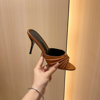 Babylone Heels – Gold Hardware