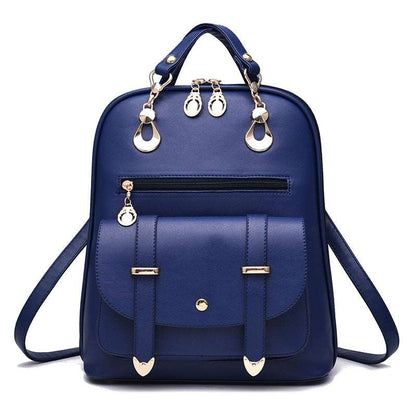Women's Leather Dual-Use Backpack