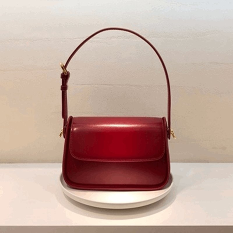 Women's Luxury Fashion Leather One Shoulder Messenger Underarm Bag