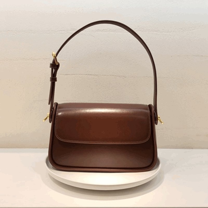 Women's Luxury Fashion Leather One Shoulder Messenger Underarm Bag