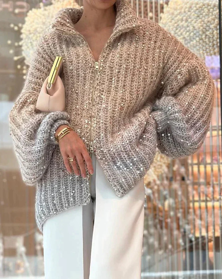 Daisy | The elegant, glittering cardigan sweater
