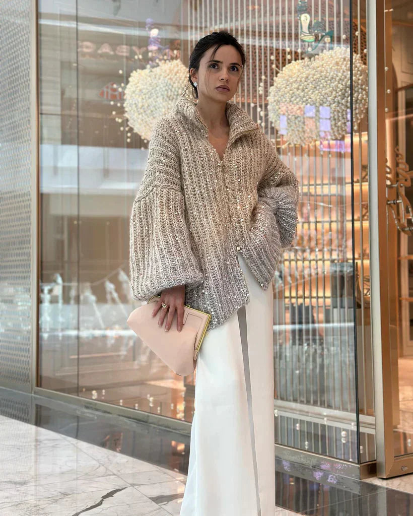 Daisy | The elegant, glittering cardigan sweater