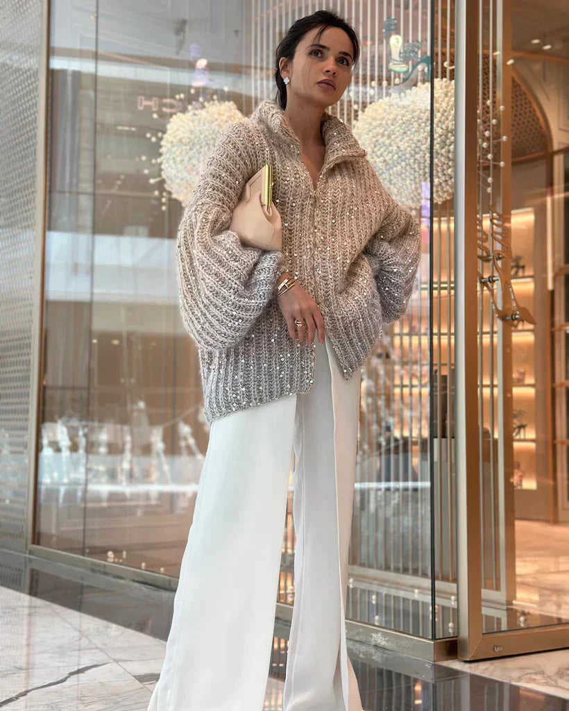 Daisy | The elegant, glittering cardigan sweater